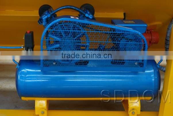 SDDOM Top brand Horizontal wheel type cement silo manufacturers,mobile cement silo for sale