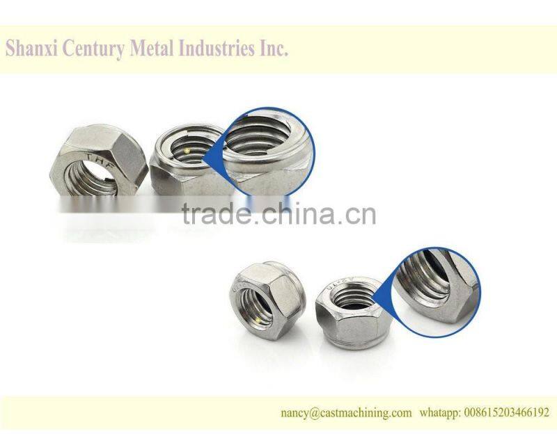 A2-70 stainless steel metal lock nut m20