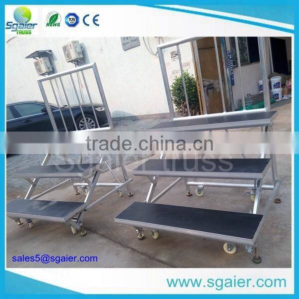 aluminum folding choir stage chorus stage choral riser