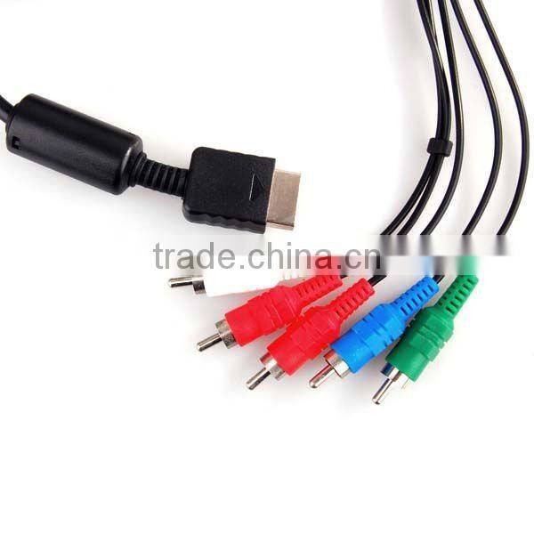 HDTV-READY TV HD COMPONENT AV CABLE 5-WIRE For PS2 PS3