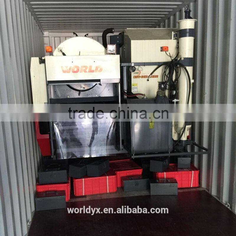 65HP WORLD brand 4LZ-3.0 mini wheat combine harvester price