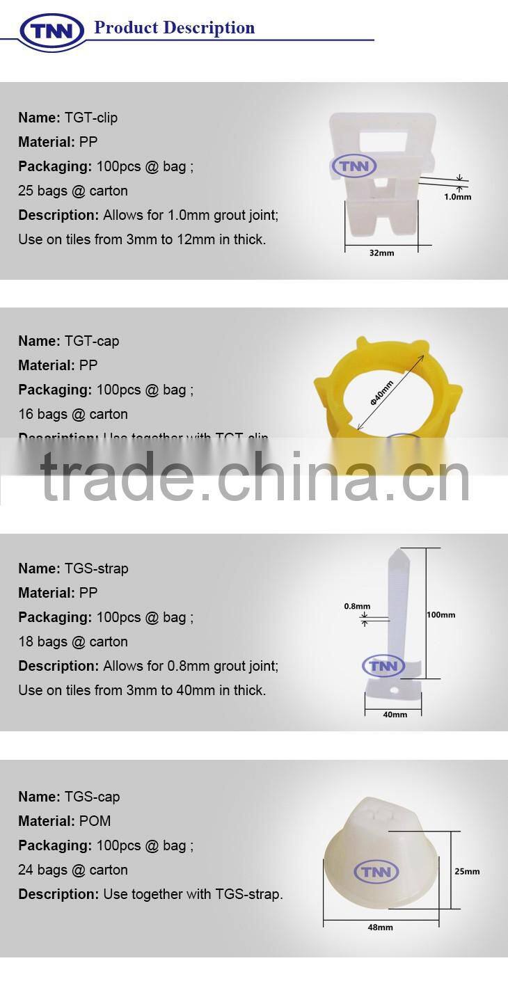 #5 tile nippers(cuttters) cheaper Chinese lash clip and wedge system DA