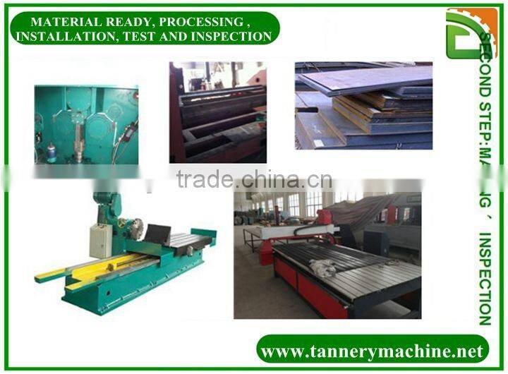 cow cattle buffalo 3 roller continues through feed leather sammying machine