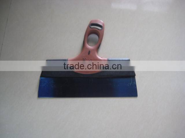 heart round shape bricklaying trowel with wood handle plaster trowel
