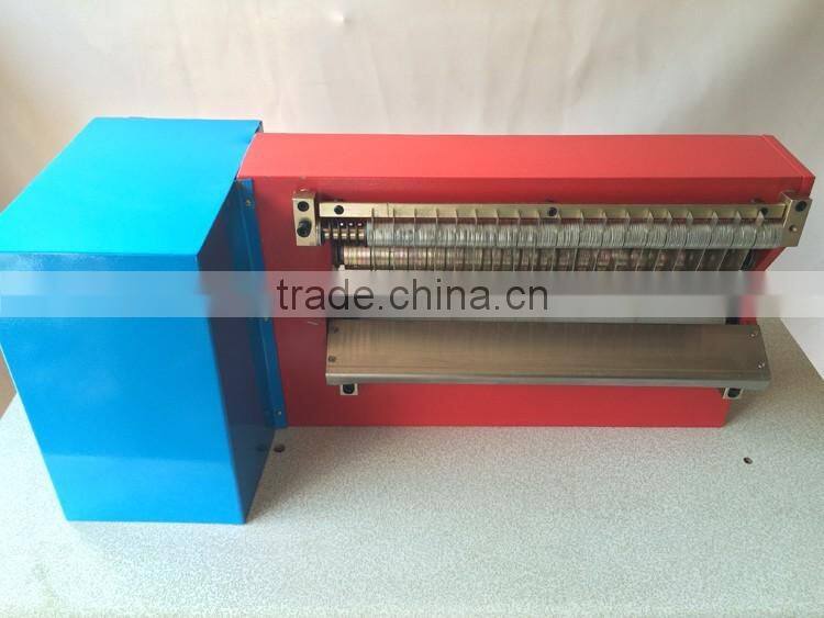 40cm Speed Adjustable Leather PVC PU Strap Slitting Machine Rubber Cutter