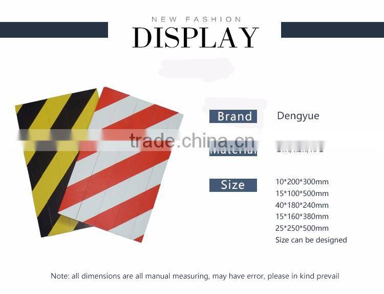 Wholesale Fireproof black and yellow parking protector for column and wall