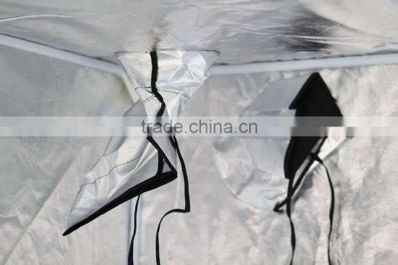 2x2x2m Hydroponic Indoor Grow Tent Oxford Cloth Bud Dark Green Room Box