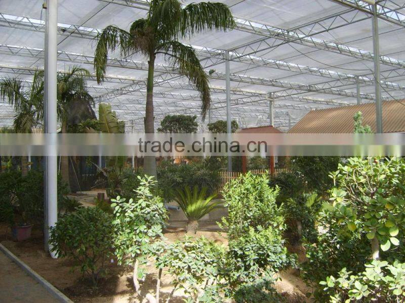 Horticultural Design Hot-Dip Galvanized Steel Pipe Frame Commercial Greenhouse For Holiday