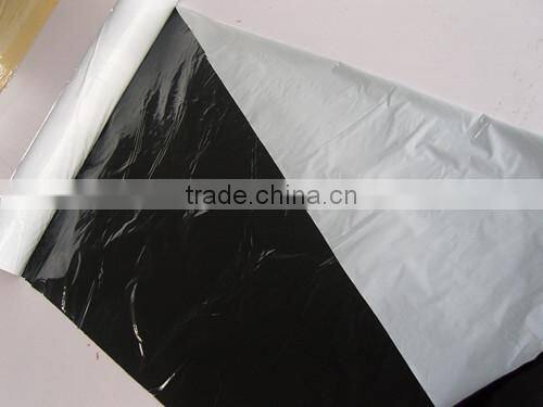 Agriculture PE Plastic black and white Mulch Film in Rolls