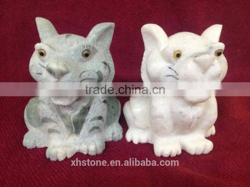 mini stone mouse , hand carved cute stone mouse craft