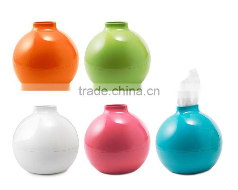 Sweet roll tissue pot paper pot bomb shape tissue pot