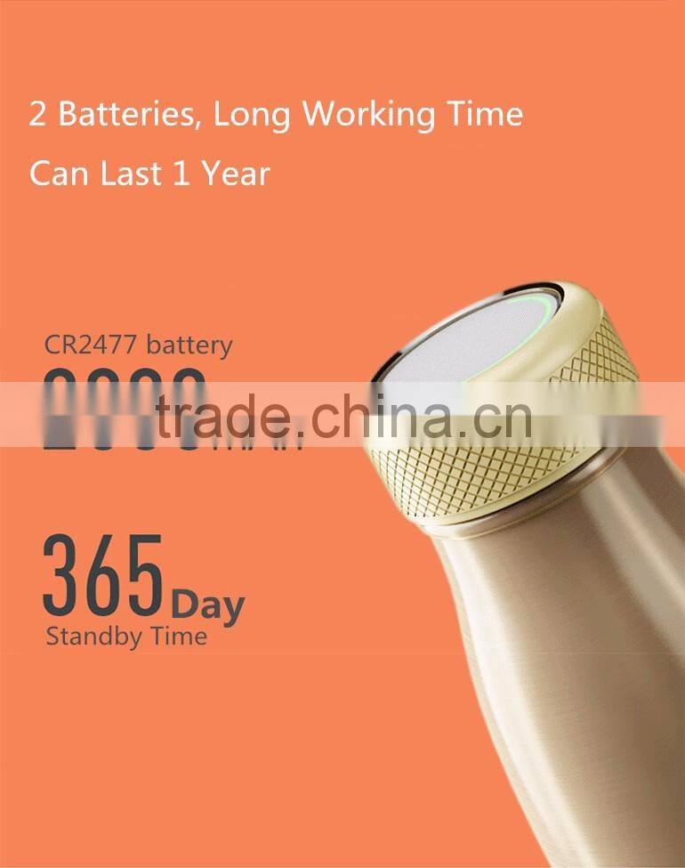 New Smart Water Vacuum Bottle with Reminder, Mobile APP Control Intelligent Outdoor Sport Water Cup For Wholesale