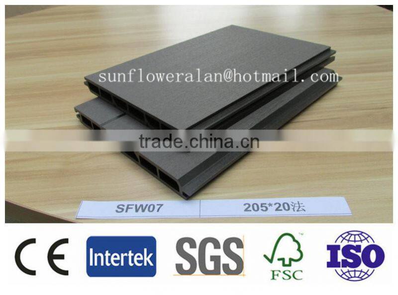 wood plastic composite wpc wall panel /outdoor wall panel
