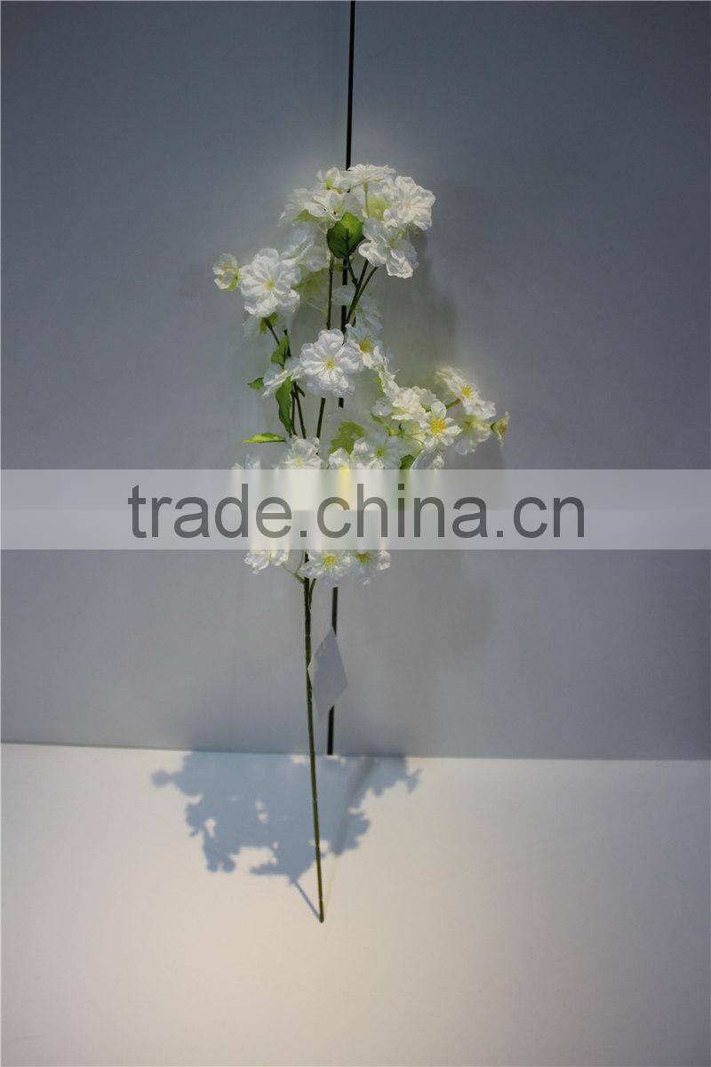 dry flower artificial cherry blossom fabric flower