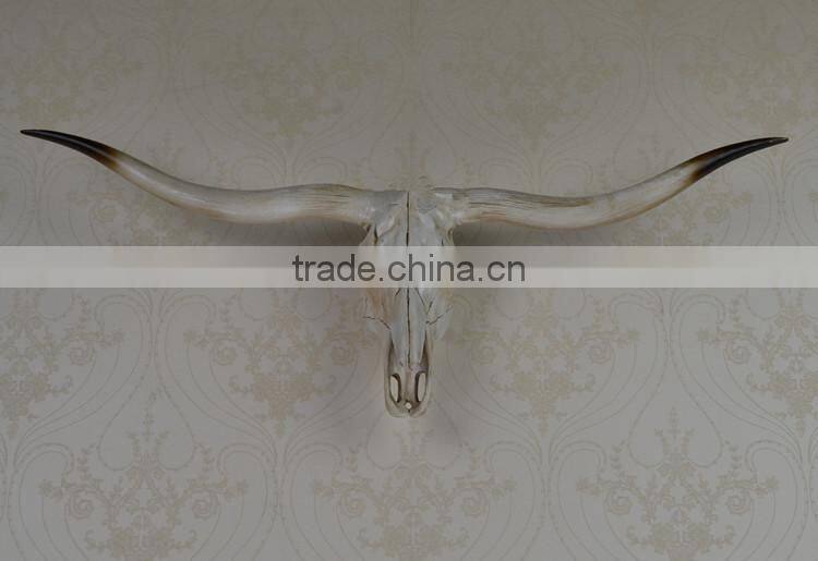 Modern Villa Bar Wall Decoration Resin Sheep Skull Wall Hanging