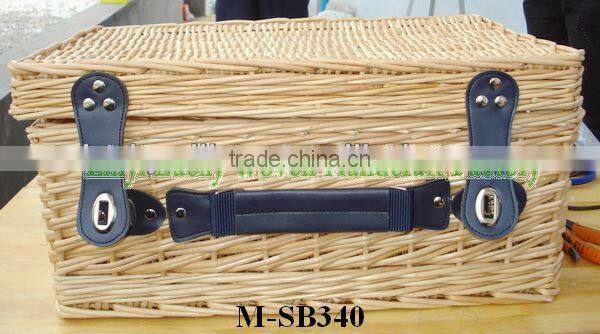 wicker shoes storage baske with lid and handle & wicker shoes hamper