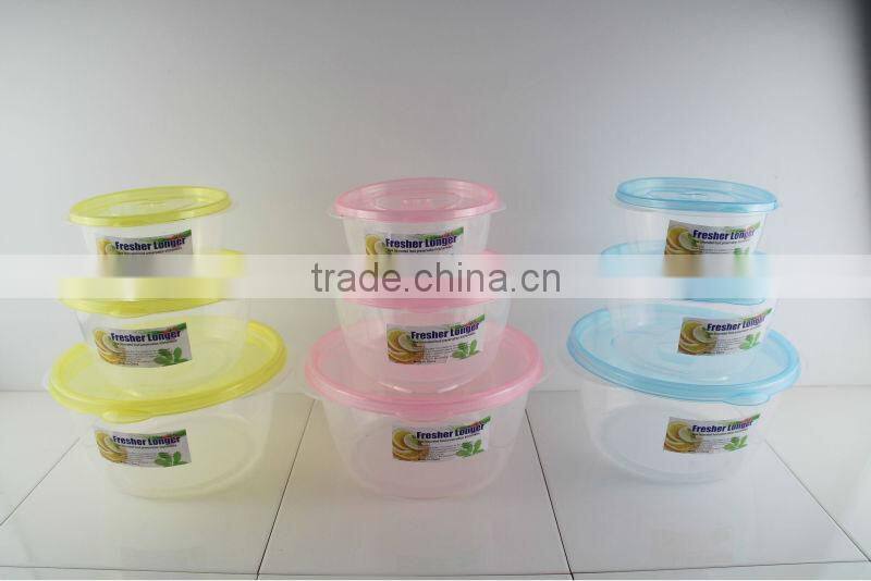 2014 hot sale plastic container for food with flip lid