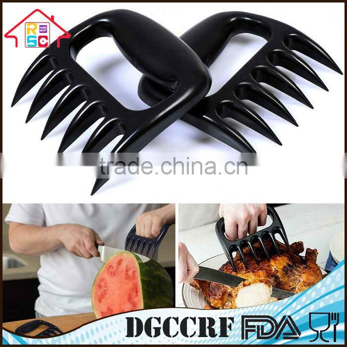 NBRSC Barbecue Bear Paws Claws Meat Handler Fork Plastic BBQ Shredder