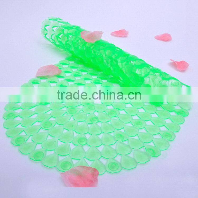 Top level eco friendly non slip anti slip pvc bath mat