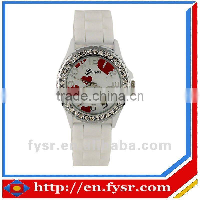 2012Hot sale!!! Fashionable colorful trendy novety blue silicone strap watch