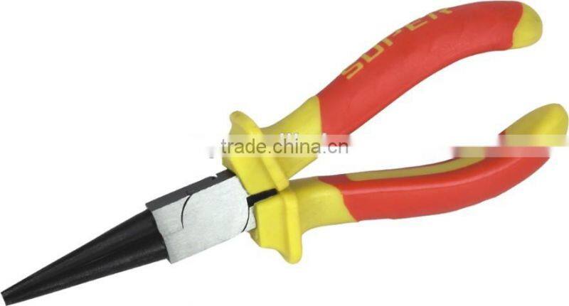 European type double color PVC handle end-cutting pliers