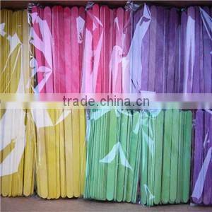 100% Natural Birch Material Disposable Wooden Color Sticks