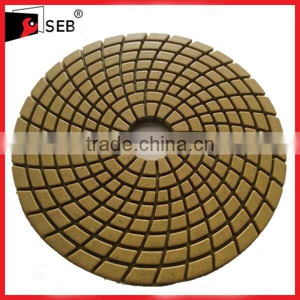 Dry diamond polishing pads for concrete SEB-PP110685