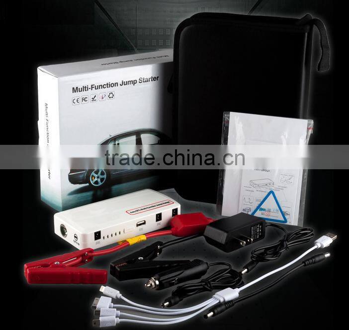 Emergency 12V car jump starter power bank 20000mah