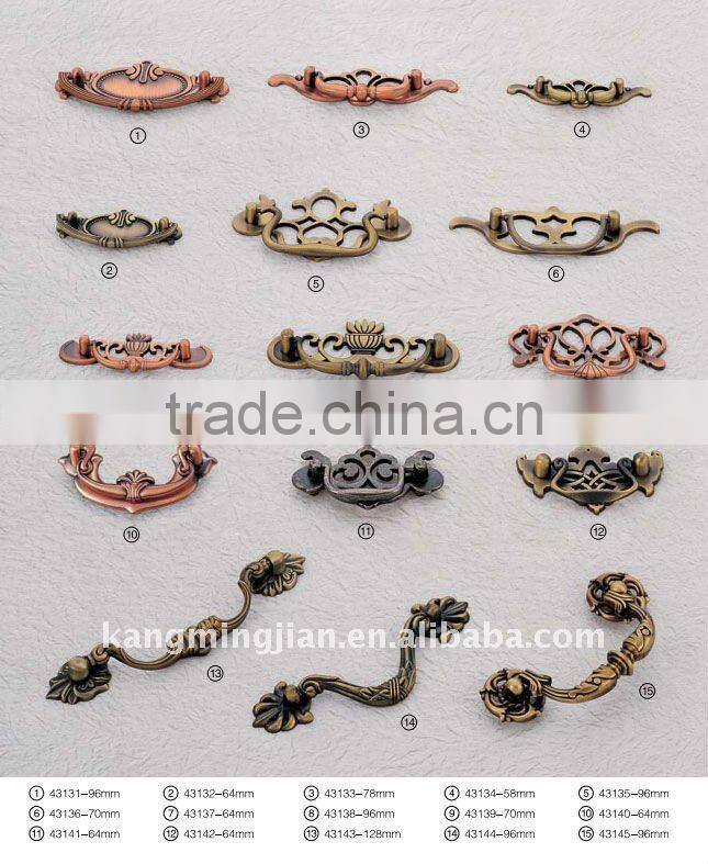 door handle in gold finish,brass handle