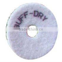 Fiexble polishing pads and backer