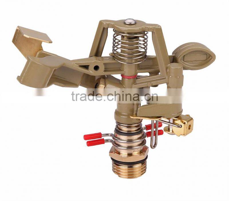 1/2" zinc alloy 360 degree rotary sprinkler with brass head