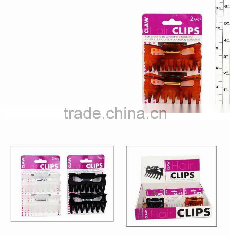 2pcs plastic hair clip