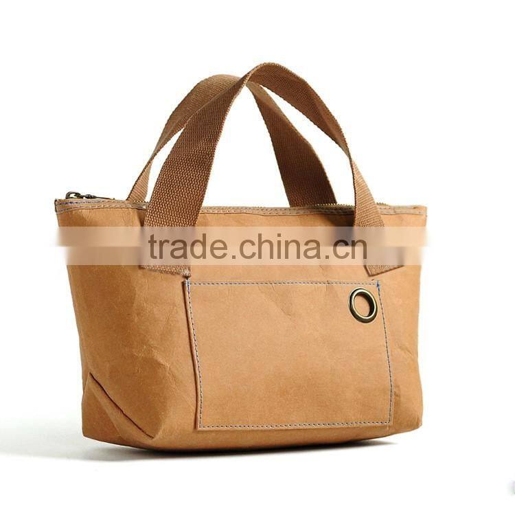 Promotional new design lunch bag Craft Paper Tyvek Ice Cooler Lunch Bags