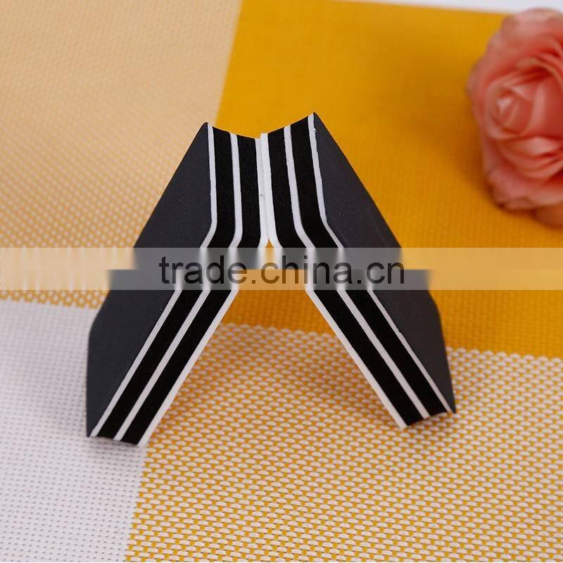 CHX02 OEM Disposalbe nail file buffer ,custom emery board ,Zabra Nail file