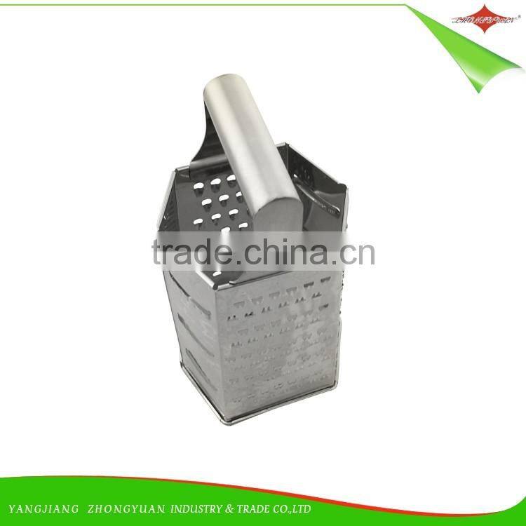 ZY-N5009 6 sides full stainless steel grater box grater