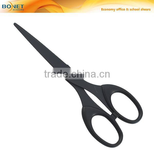 SSC0032 5-1/4" Chinese black blade titanium color scissors with cover