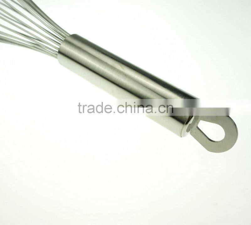 37047 10 wires stainless steel Whisk with stainless steel handle