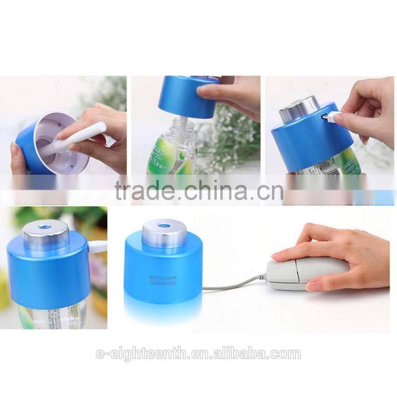 2017 USB Mini Mineral water bottle cap (without bottle) Portable Small air humidifier