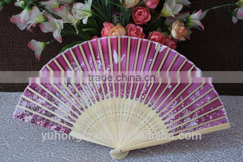 Beautiful Japanese silk foldable fan