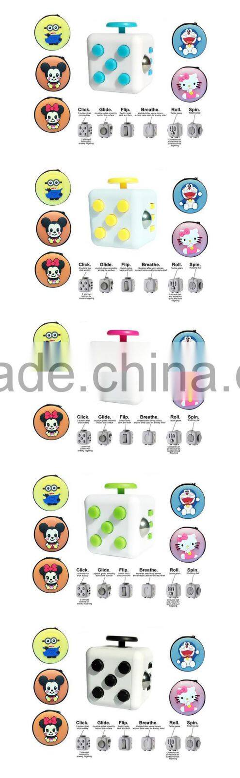 Hot selling plastic cube stress reliever cube