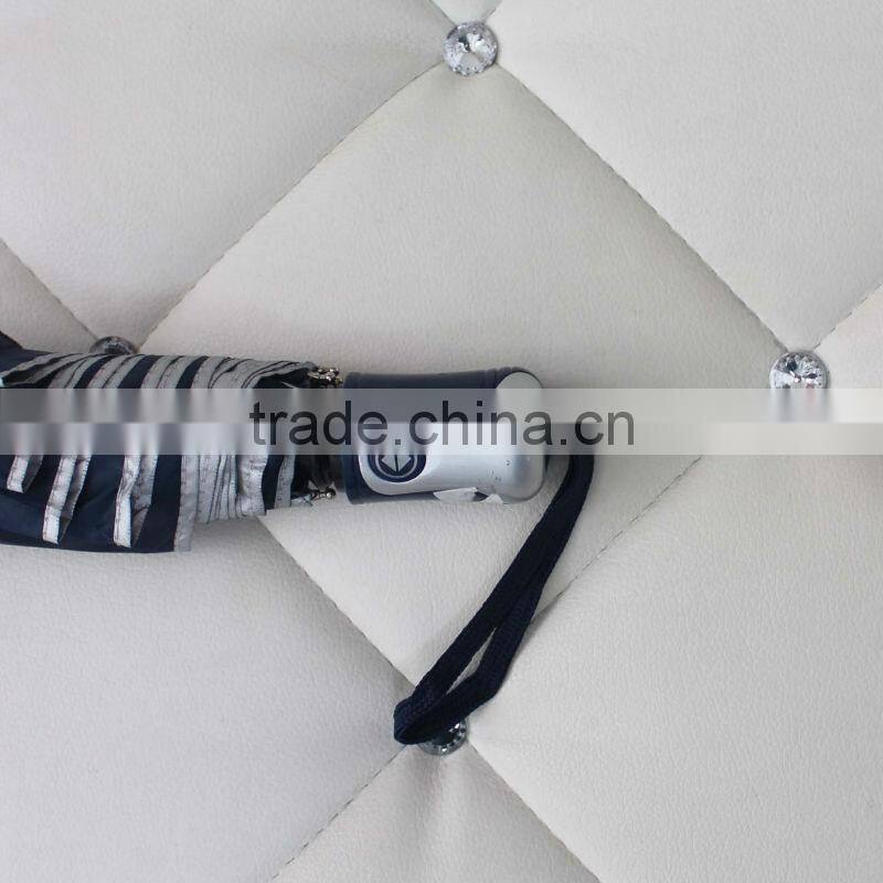 3 Fold auto open and close windproof umbrella