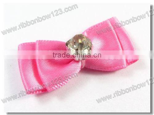 6mm satin ribbon flowers with beads