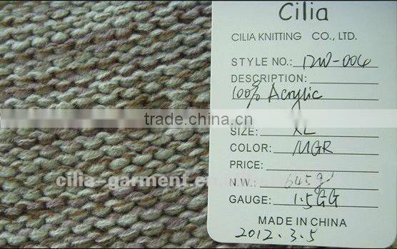 2012 New fashion design ladies knitted sweater