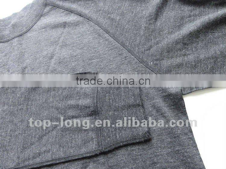 100% merino wool thermal underwear of men long johns suit