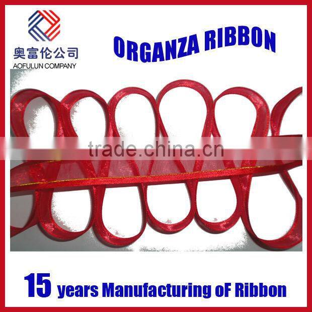 Wholesale Organza Ribbon in good Quality and Variety Colors for Christmas and New Year
