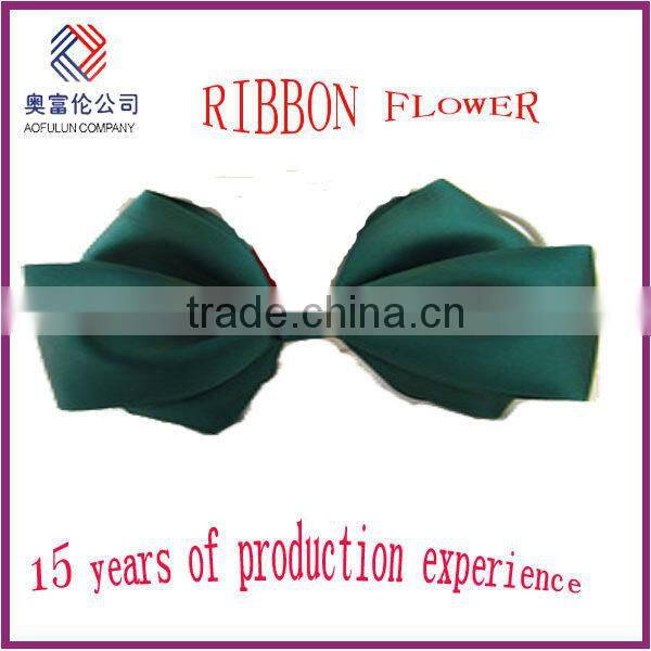 high density satin ribbon bow