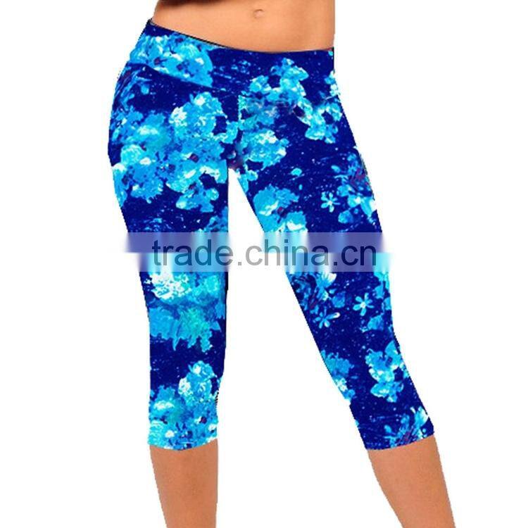 Factory custom women new design Yoga Pants and fitness capri Leggings