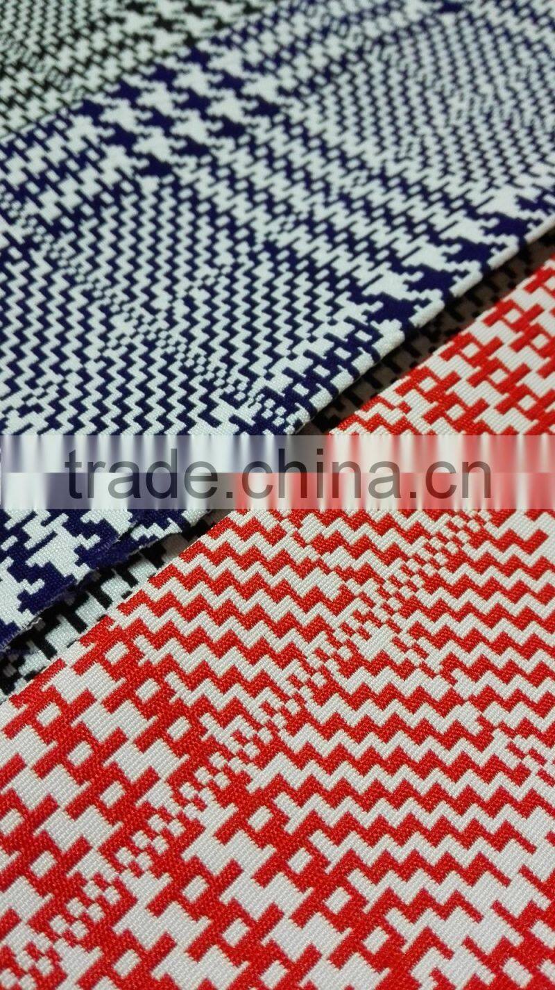 100% polyester woven jacquard for garments