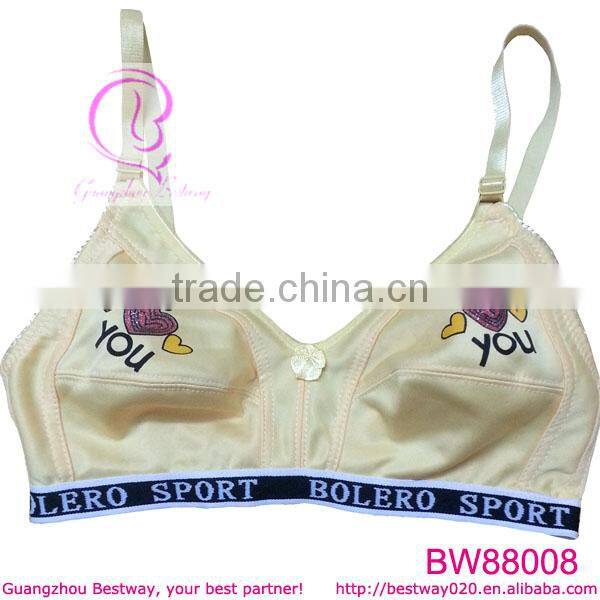Hot Sale Popular Newest 2014 Hot Sexy No Pad Bra