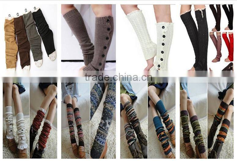 Wholesale fashion popular button lady knitted scarf